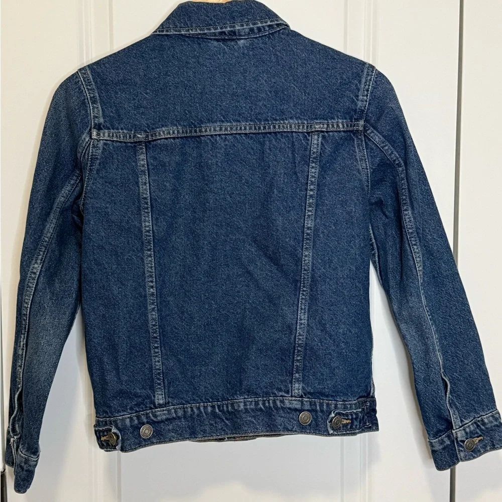Old Navy Kids Classic Jean Jacket - Dark Blue - Large (10/12)